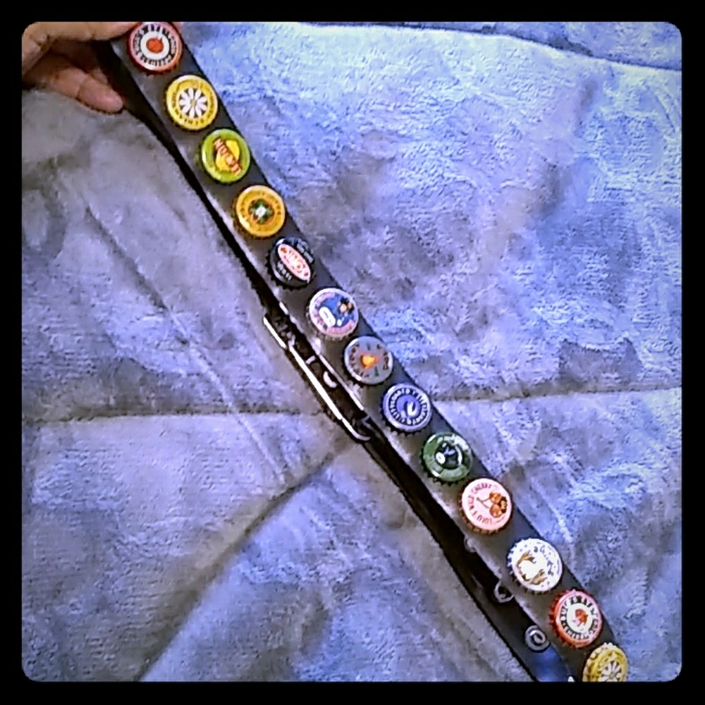 Pop bottle Buckle Belt by Little Earth